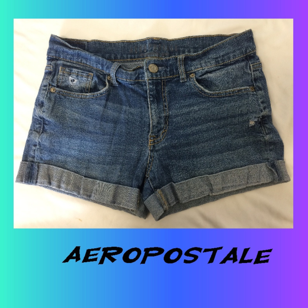 AEROPOSTALE SIZE 4 ABOVE HIPS DENIM SHORT